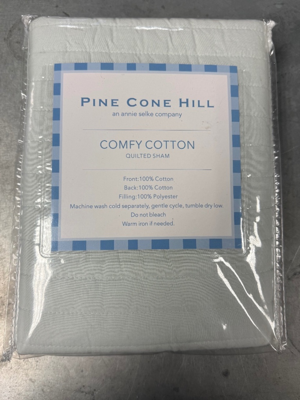 Pine Cone Hill Comfy Cotton Quilted Sham